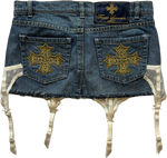 crown mini-skirt vintage+custom - Image 3