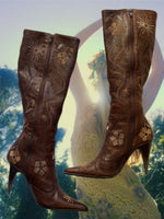 vintage knee-high-boots Boho Chic Italia - Image 2