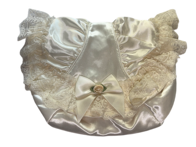 vintage cosmetic bag coquette
