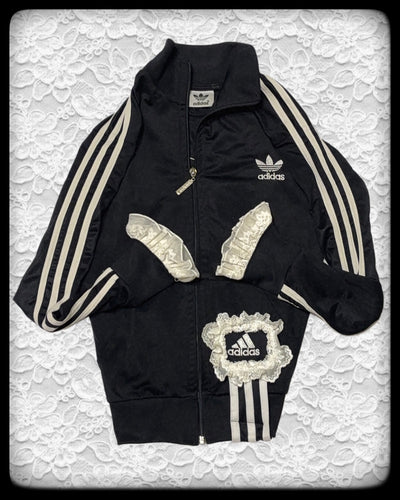 custom vintage Pure Maiden: adidas zip