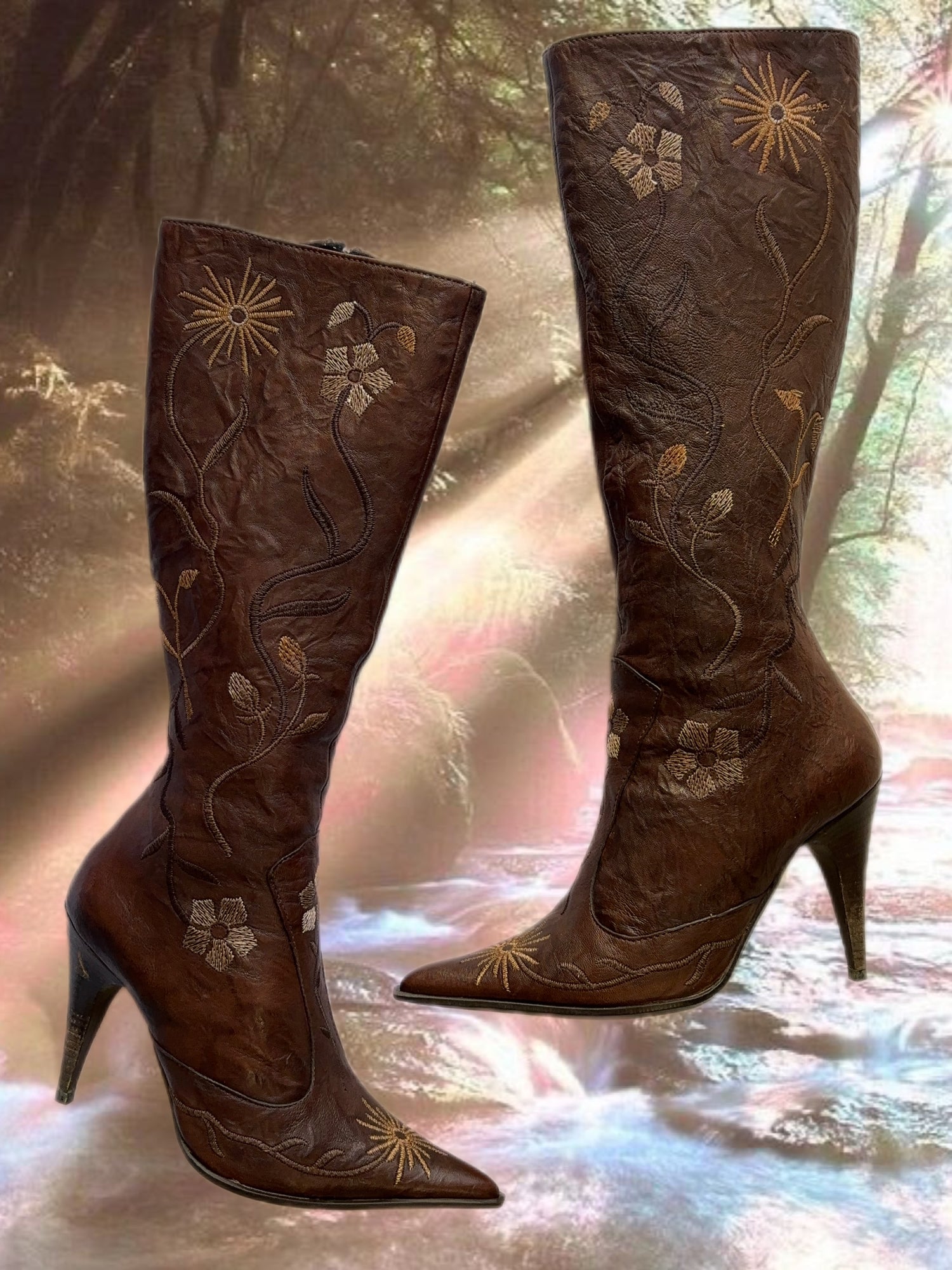 vintage knee-high-boots Boho Chic Italia