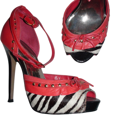 vintage McBling River Island heels