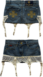 crown mini-skirt vintage+custom - Image 1