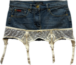 crown mini-skirt vintage+custom - Image 2